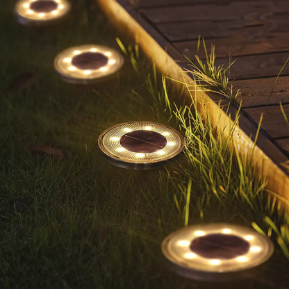 AardeLume Solar | Subtiele solar grondspots voor sfeervolle tuinaccenten