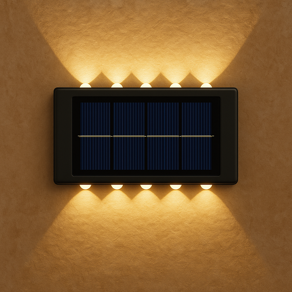 NoctaRay SolarXL | Solar wandlamp met warm up & down lichteffect